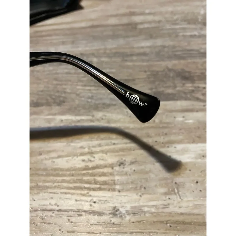 Zigi + Marais Little Black Bling Reader Blue Light Blocking  Eye Glasses
